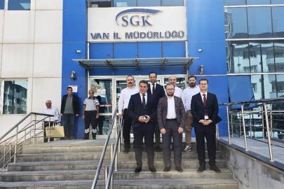 SGK Başkanı Elitaş, Van İl Müdürlüğünü Ziyaret Etti