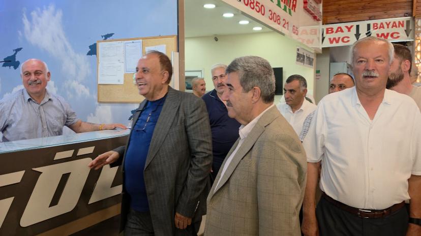 Van TSO başkan adayı Kandaşoğlu'ndan otogar esnafına ziyaret
