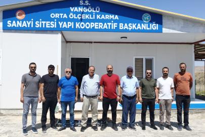 VAN TSO başkan adayı Kandaşoğlu'ndan sanayi sitesine ziyaret
