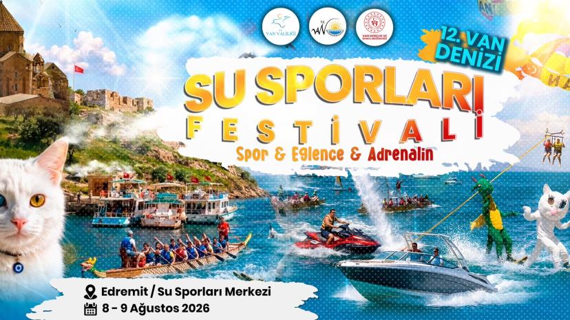 Van'da su sporları festivali başlıyor