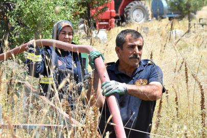 Van'ın tek kadın itfaiyecisi görevini layıkıyla yerine getiriyor
