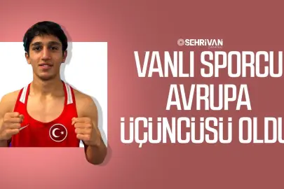 Vanlı sporcu Avrupa üçüncüsü oldu