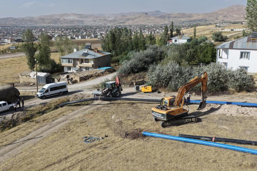 7 mahallede 20 bin hanenin içme suyu sorunu çözüme kavuştu