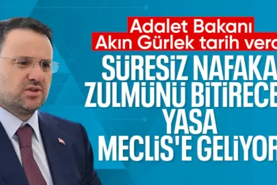 Bakan Gürlek açıkladı: Yeni nafaka düzenlemesinin tarihi belli oldu