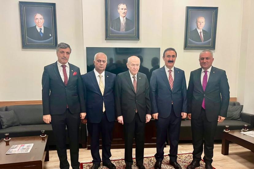Başkan Süer'den Bahçeli'ye teşekkür ziyareti