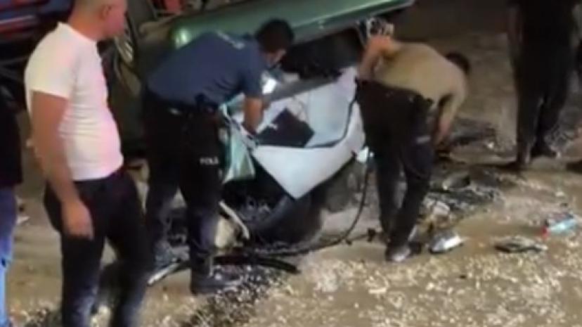 Erciş’te takla atan otomobilin sürücüsü ağır yaralandı
