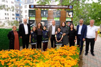 Eşbaşkanlar Çevre Dostu Sıfır Atık Parkı'nı Ziyaret Etti