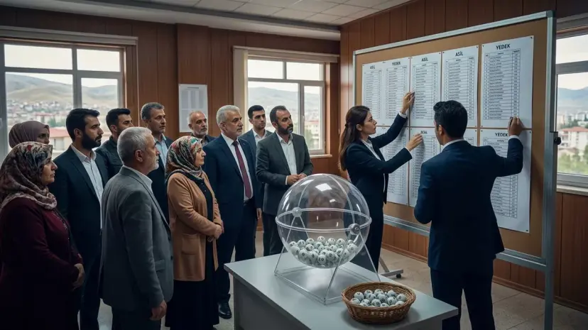 Gürpınar'da TYP temizlik personeli kurası çekildi