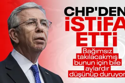 Mansur Yavaş, CHP'den istifa etti