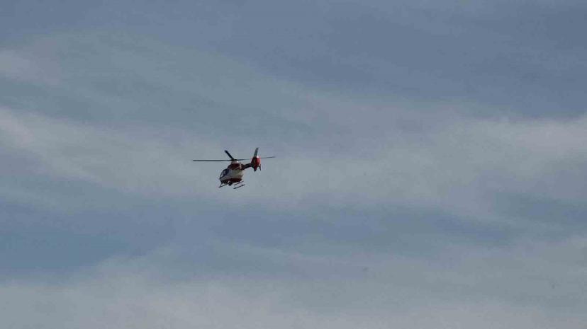 Perikarditli 28 yaşındaki H.D. Bahçesaray'dan Van'a helikopter ambulansla sevk edildi