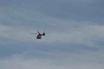 Perikarditli 28 yaşındaki H.D. Bahçesaray'dan Van'a helikopter ambulansla sevk edildi