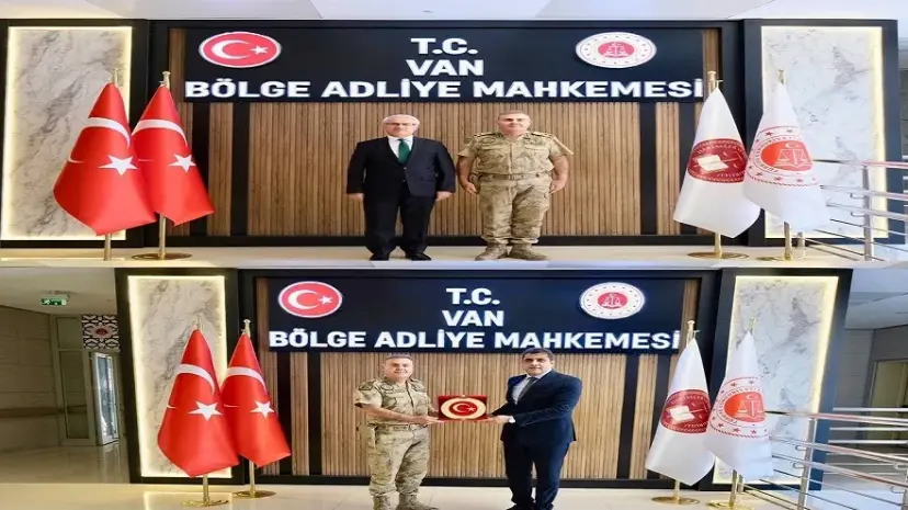 Tuğgeneral Mücahit Avkıran’dan Başsavcı Hikmet Salman’a ziyaret
