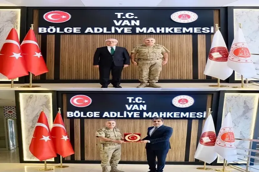 Tuğgeneral Mücahit Avkıran’dan Başsavcı Hikmet Salman’a ziyaret
