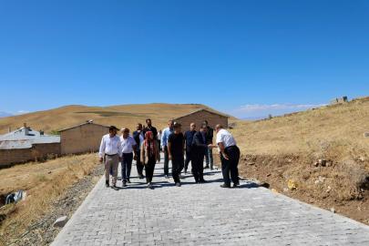Tuşba Belediyesi Canik Mahallesi’nde kilitli parke taşı çalışmalarında sona geldi