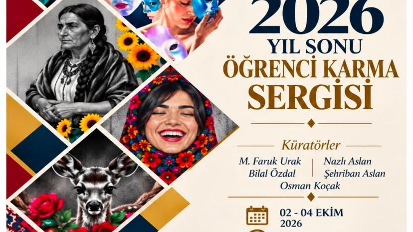 Van Büyükşehir Belediyesi konservatuvarı öğrencilerinden resim sergisi