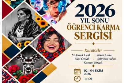 Van Büyükşehir Belediyesi konservatuvarı öğrencilerinden resim sergisi