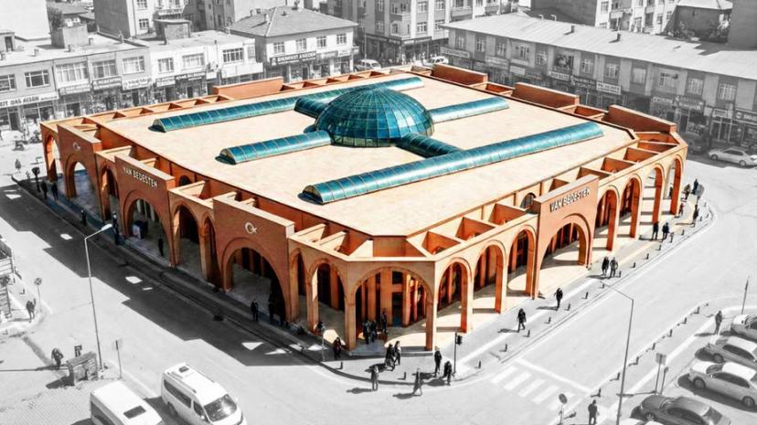 VAN BÜYÜKŞEHİR BELEDİYESİNDEN KENT MERKEZİNE YENİ BEDESTEN ÇARŞISI