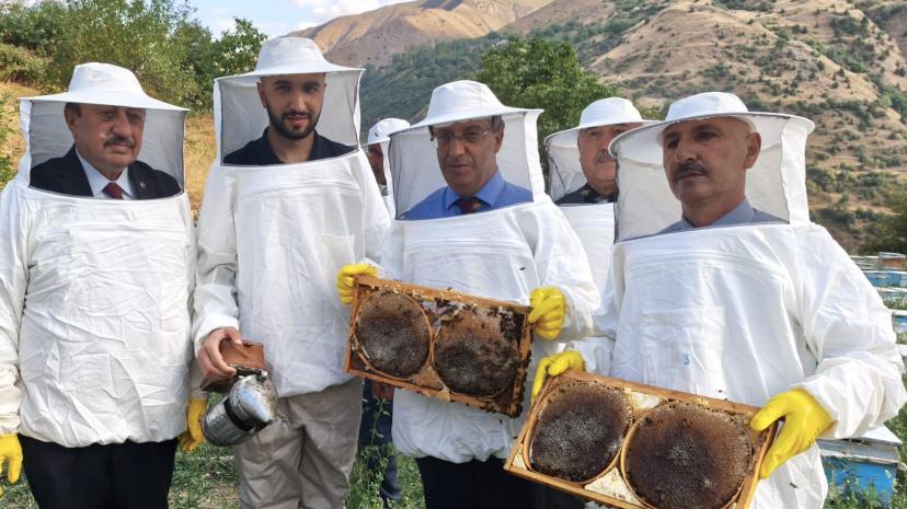 Van Çatak'ta bal hasadı başladı, 500 tonun üzerinde rekolte bekleniyor
