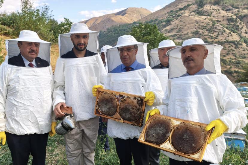 Van Çatak'ta bal hasadı başladı, 500 tonun üzerinde rekolte bekleniyor