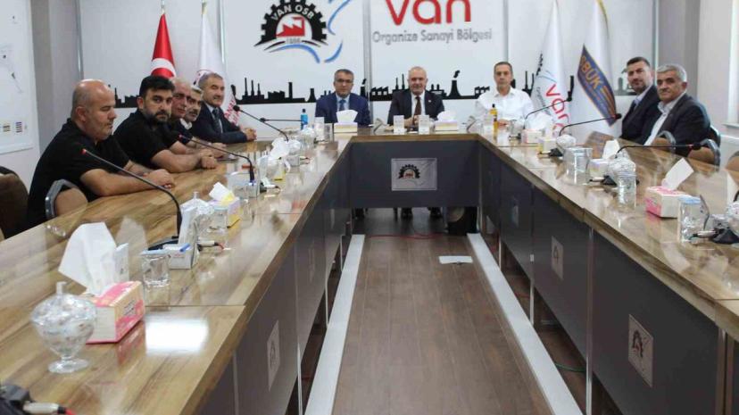 Van OSB Başkanı Aslan, sanayiye destek istedi