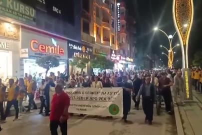 Van'da 1 eylül Dünya barış günü yürüyüşü