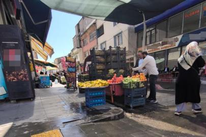 Van'da kaldırımlar işgal altında