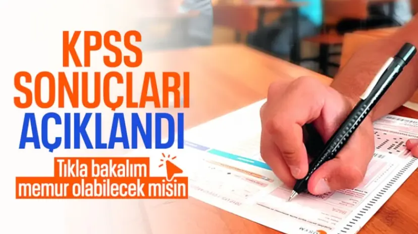 2026 KPSS Ön Lisans sonuçları açıklandı
