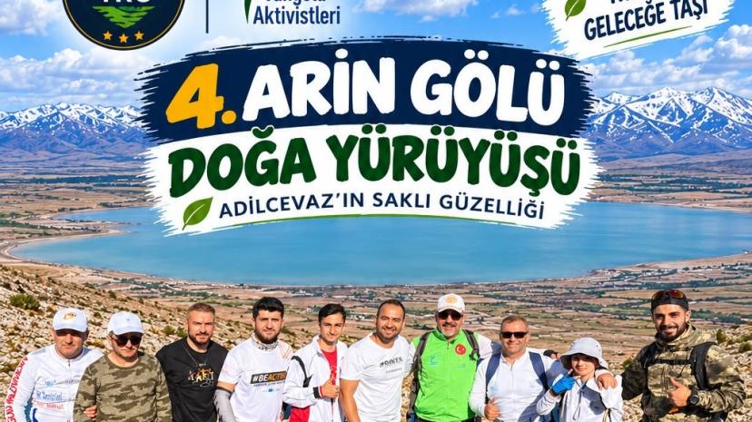 ARİN GÖLÜ İÇİN DOĞASEVERLER BULUŞUYOR: KURAKLIK VE SU KAYBINA DİKKAT ÇEKİLECEK