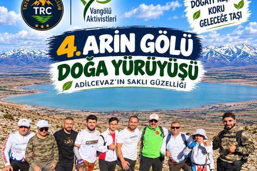 ARİN GÖLÜ İÇİN DOĞASEVERLER BULUŞUYOR: KURAKLIK VE SU KAYBINA DİKKAT ÇEKİLECEK