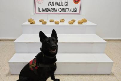 Başkale'de çuvalda 11 kilo 958 gram toz esrar ele geçirildi