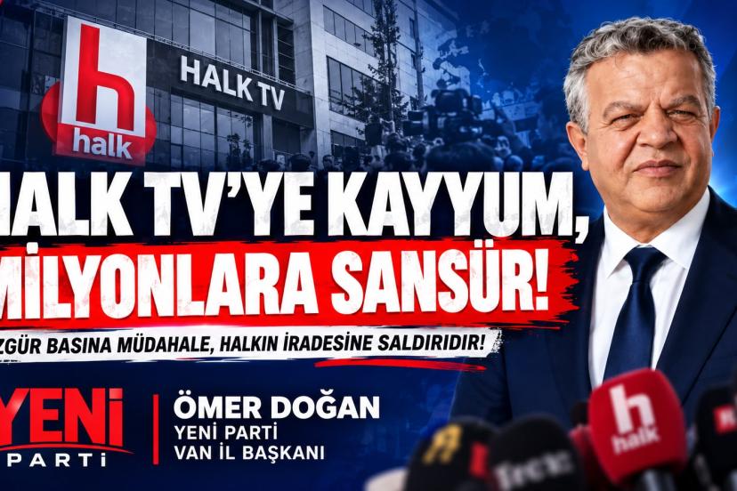 Başkan Doğan: "Halk TV’ye kayyum atanması basın özgürlüğü açısından ciddi kaygılar doğurmaktadır"