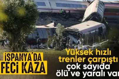 İspanya'da yüksek hızlı tren hattında iki tren çarpıştı: En az 10 kişi öldü
