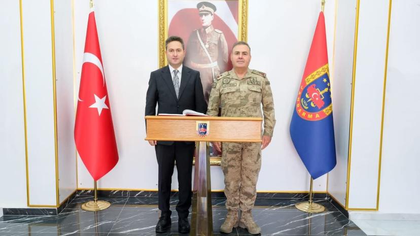 Kaymakam Çelik'ten Tuğgeneral Avkıran'a ziyaret