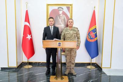 Kaymakam Çelik'ten Tuğgeneral Avkıran'a ziyaret