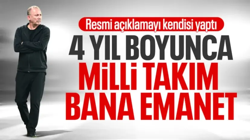 Sergen Yalçın, A Milli Takım'ı resmen açıkladı!