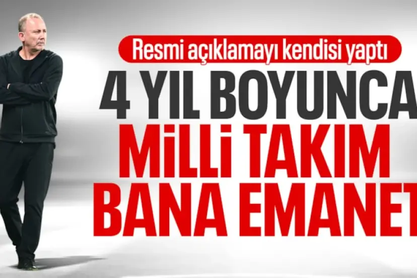 Sergen Yalçın, A Milli Takım'ı resmen açıkladı!