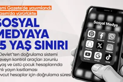 Sosyal medyada 15 yaş düzenlemesi Resmi Gazete’de yayımlandı