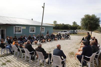 Tuşba’da Eşbaşkanlardan köy ziyareti