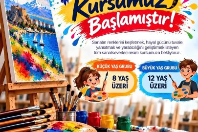 VAN BÜYÜKŞEHİR BELEDİYESİ KONSERVATUVARINDA RESİM KURSLARI BAŞLADI
