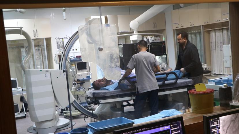 Van Eğitim ve Araştırma Hastanesi'nde yoğun kireçli damarlar rotablasyonla açıldı