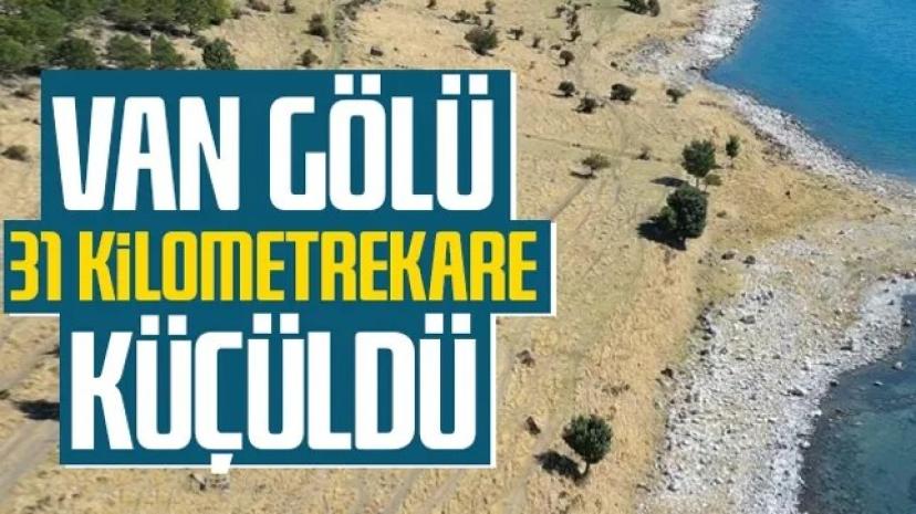 Van Gölü 35 yılda 31 kilometrekare küçüldü