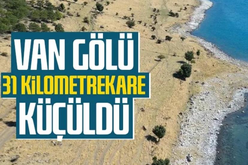 Van Gölü 35 yılda 31 kilometrekare küçüldü