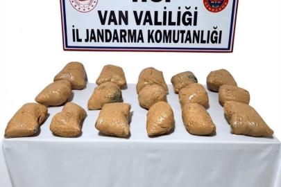 Van'da 22 kilo 100 gram toz esrar ele geçirildi