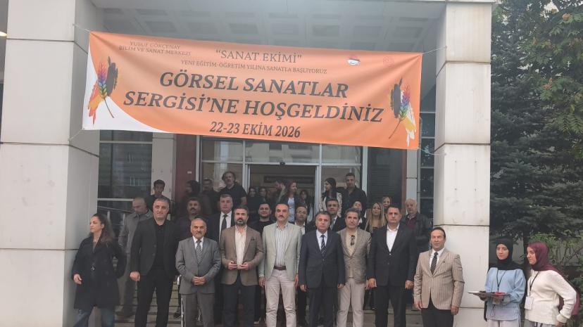 Yusuf Gökçenay BSM’de görsel sanatlar sergisi