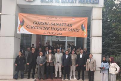 Yusuf Gökçenay BSM’de görsel sanatlar sergisi