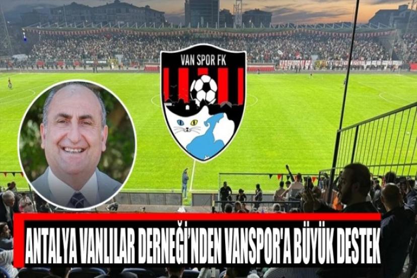 Antalya Vanlılar Derneği’nden Vanspor’a büyük destek