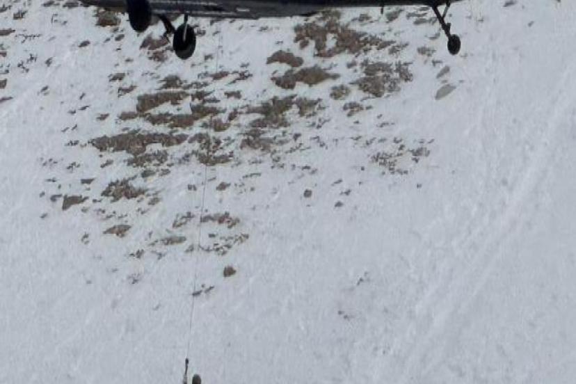 Artos Dağı’nda nefes kesen kurtarma operasyonu  