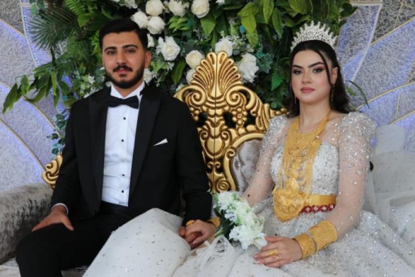 Aşiret düğününde geline 3 kilo altın, damada 4 milyon TL takıldı  