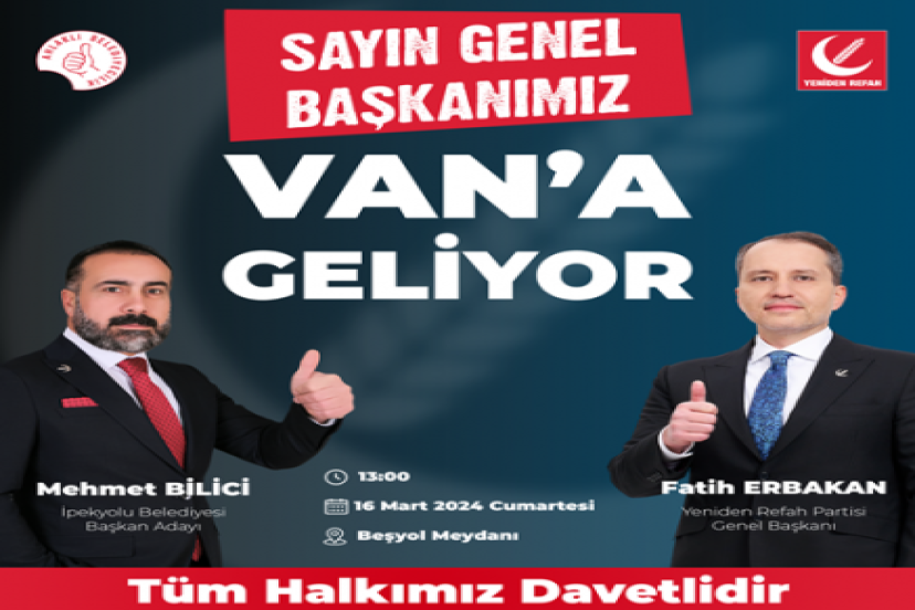 Başkan Adayı Bilici’den mitinge davet