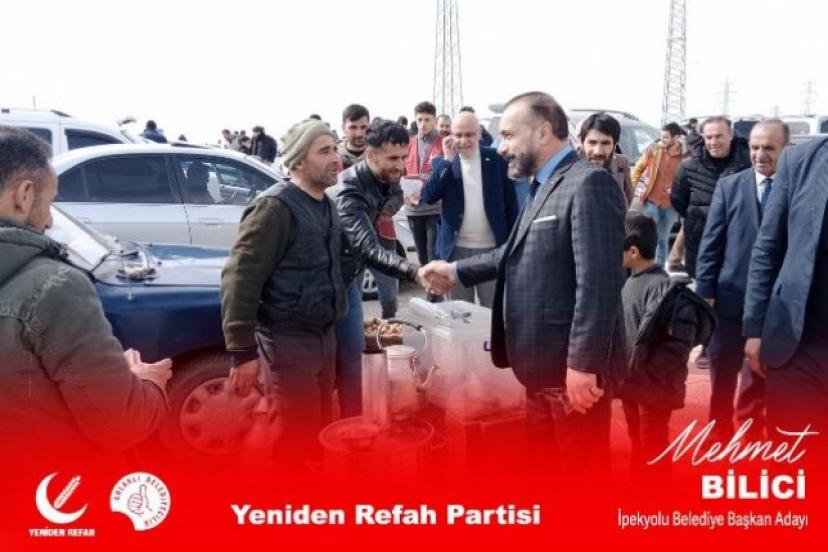 Belediye Başkan Adayı Bilici, Tuşba Açık Oto Pazarını Gezdi